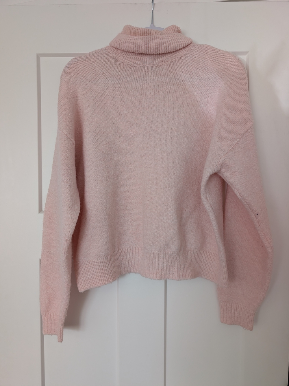 Soft Pink Turtleneck Sweater Size Medium - Women
